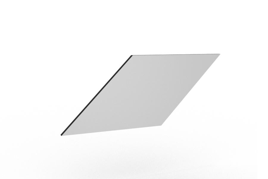 3x3" Duraluxe Aluminum Sublimation Panels Diamond Blank Panels Duraluxe