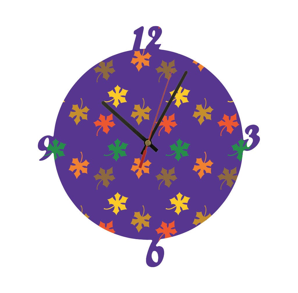 Clock 10" w/movement Blank Bendable Panels Duraluxe